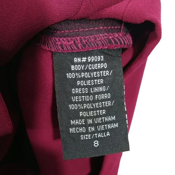 Dana Kay Blazer Jacket Covered Button Up Women Size 8 Purple Long Sleeve Pockets - Picture 6 of 7